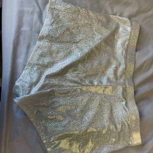 Sparkly spandex